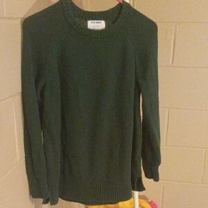 🦄Old Navy Women's Dark Green Crew Neck Sweater